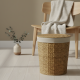 Straw Laundry Basket M